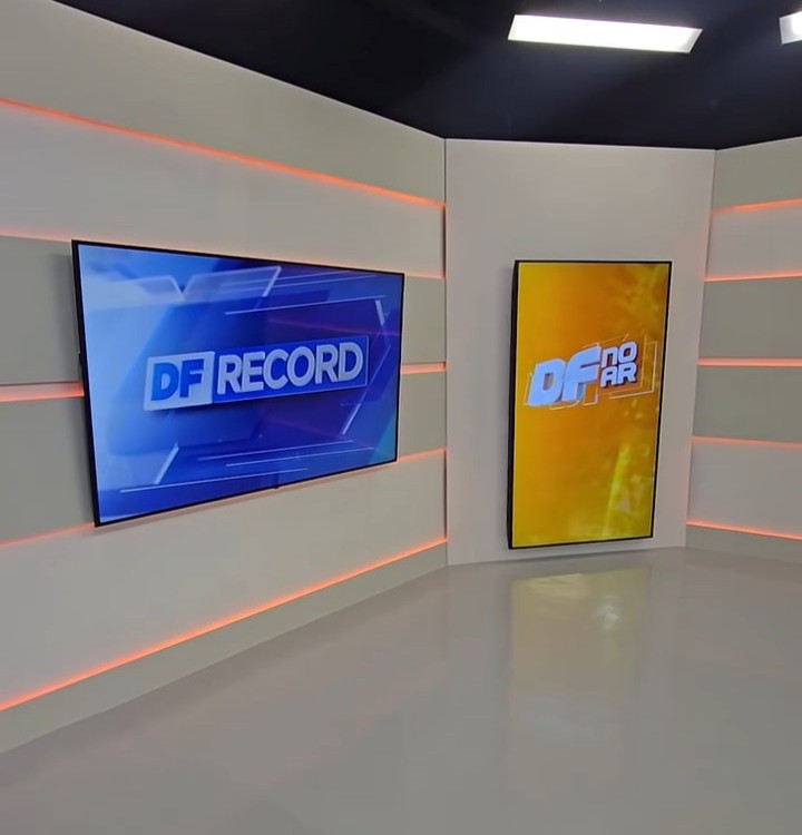 Novo cenário do DF Record e DF no AR