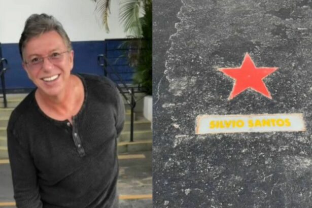 Boninho na vaga de Silvio Santos no SBT, mostrando a estrela