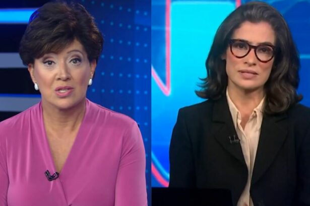 Christina Lemos e Renata Vasconcellos em uma montagem