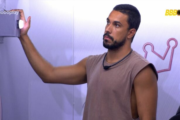 Maike em trecho da Prova do Líder no BBB 25
