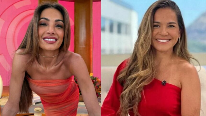 Patrícia Poeta e Isabele Benito em uma montagem