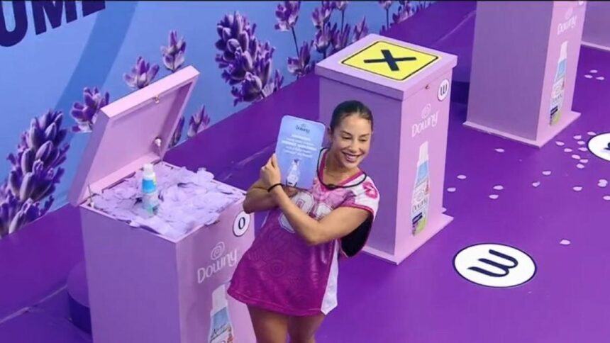 Renata em trecho da Prova do Líder