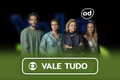 Família Roitman na arte do resumo da semana da novela Vale Tudo