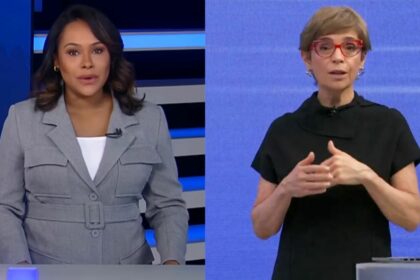 Salcy Lima e Renata Lo Prete em uma montagem