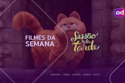 Garfield - O Filme na arte dos filmes da semana da Sessão da Tarde na TV Globo