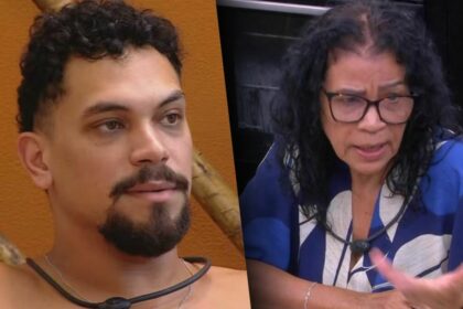 Vinicius e vilma em uma montagem no bbb 25