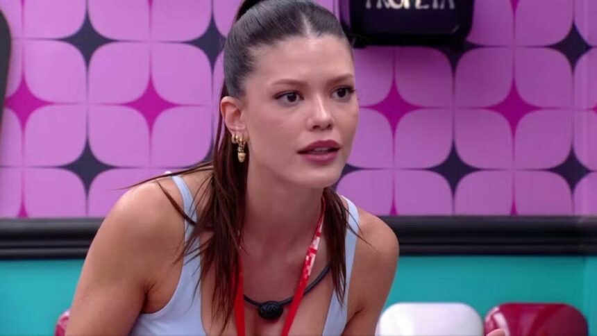 Vitória Strada revoltada no quarto anos 50 do BBB 25
