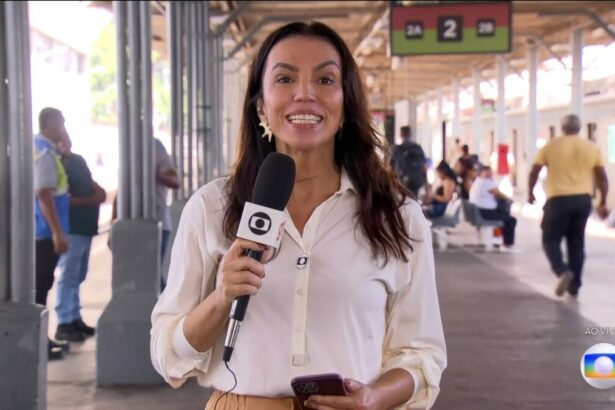 Ana Paula Araújo direto da Central do Brasil em uma edição especial do Bom Dia Brasil