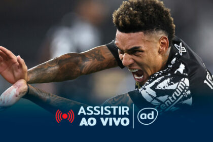 Igor Jesus na arte onde assistir ao jogo Botafogo x São Paulo pelo Brasileirão