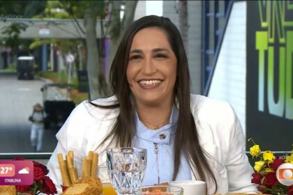 Daniele hypolito em trecho do café com o eliminado no mais você