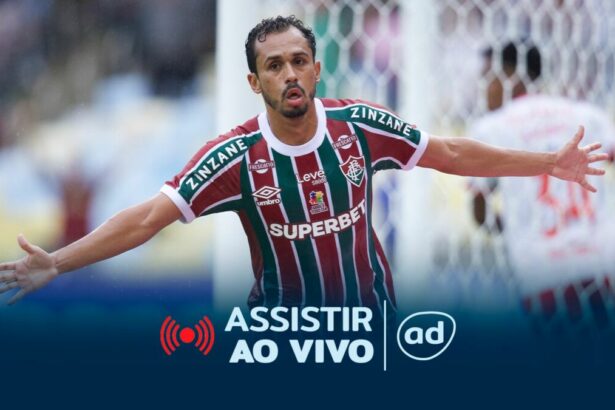 Jogador Lima na arte onde assistir ao jogo Fluminense x Santos, pelo Brasileirão