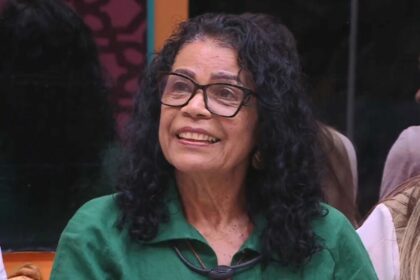 Vilma no sofá do bbb 25