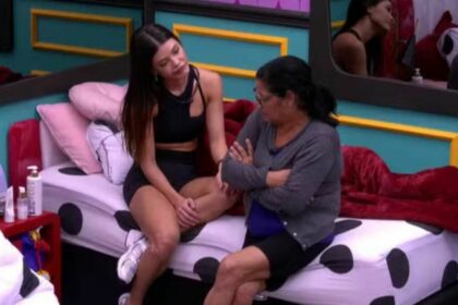 Vitória strada e joselma em conversa no quarto anos 50 do bbb 25