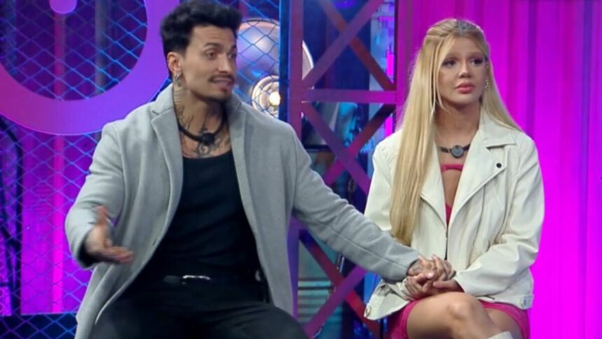 Giovanna e Diego em trecho da Cabine de Descompressão no PlayPlus