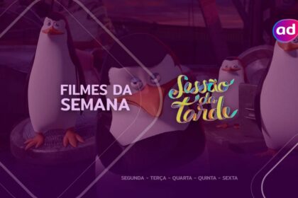 Filme Madagascar 3: Os Procurados na arte da semana da Sessão da Tarde