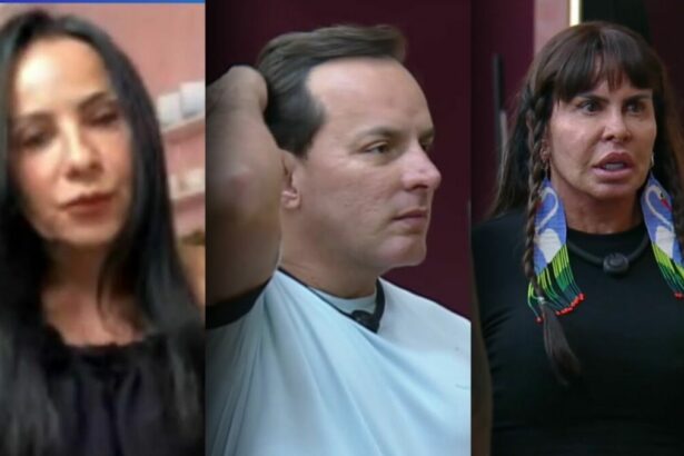 Marcia Giselle, Esdras e Gretchen em montagem do Power Couple Brasil 7