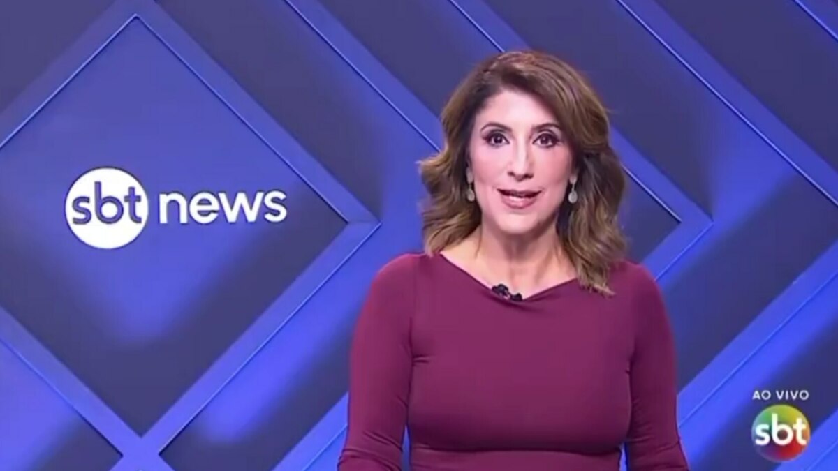 Simone Queiroz em trecho do Plantão SBT News