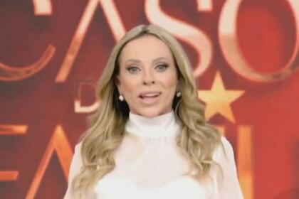 Christina Rocha em trecho da chamada da volta do Casos de Família