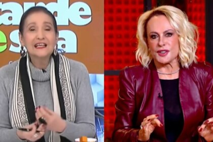 Sonia Abrão e Ana Maria Braga em uma montagem