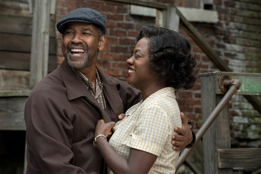 Denzel Washington e Viola Davis em uma cena do filme "Um Limite Entre Nós".