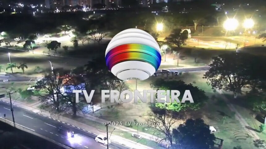Encerramento do jornal FN com exibição do Logo da TV Fronteira, ainda seguindo o padrão da TV Globo