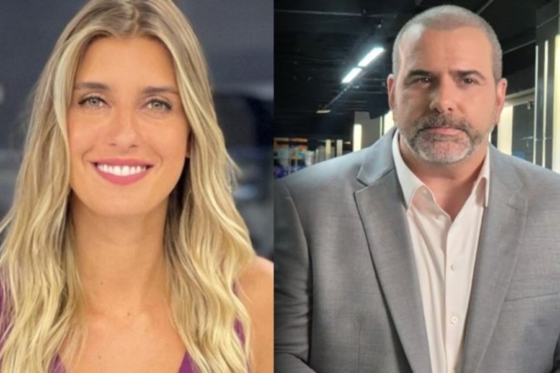 Joana Treptow e Rodrigo Alvarez em uma montagem na Band