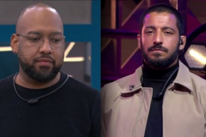 Sudário e Juceir Jr em uma montagem no Estrela da Casa