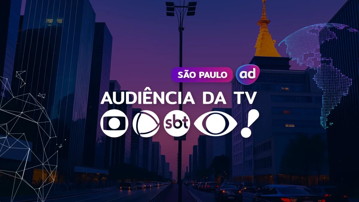Audiência da TV: Consolidados de São Paulo, terça-feira, 23/09/2025