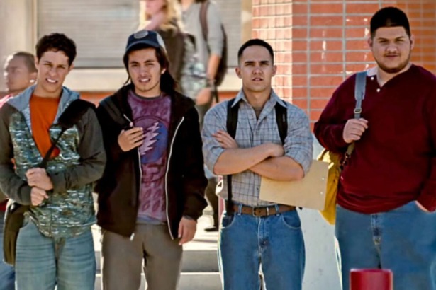 Trecho do filme Os Inventores com os quatro protagonistas