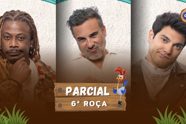 Creo Kellab, Fabiano e Will na arte da enquete do Portal Alta Definição