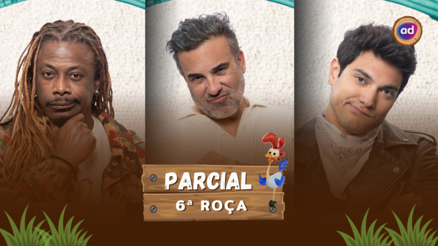 Creo Kellab, Fabiano e Will na arte da enquete do Portal Alta Definição