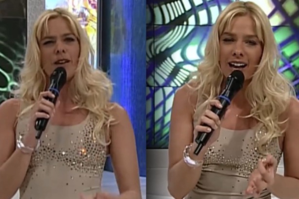 Galisteu, com aparência bem mais jovem, estreia do É de Show na RECORD