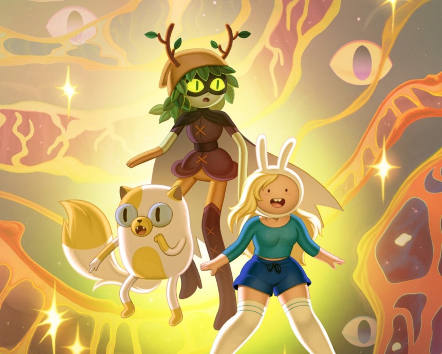 Poster da segunda temporada da série animada HORA DE AVENTURA COM FIONNA & CAKE