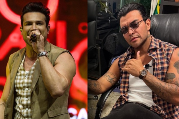 Israel Novaes e Thiago Brava em uma montagem