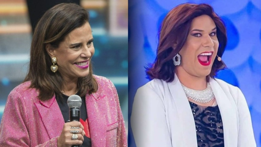 Narcisa Tamborindeguy e Tiago Barnabé em uma montagem