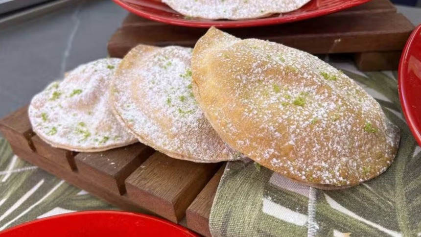 Nuvens de limão em trecho de receita do Mais Você