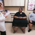Dominic Hernandez em consulta médica no reality Quilos Mortais da Record