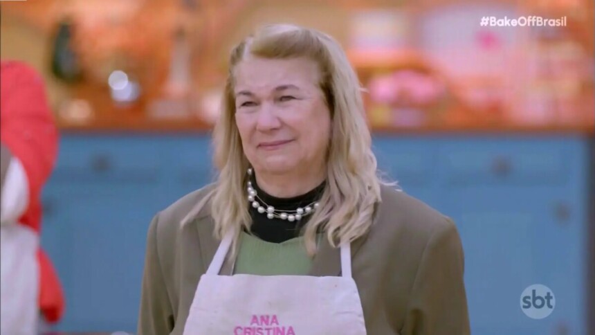 Ana Cristina chora ao ser eliminada do Bake Off Brasil