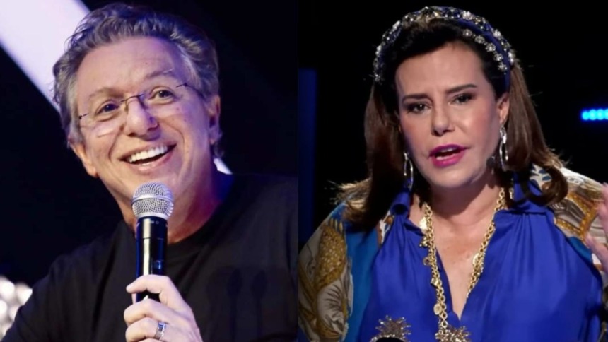 Boninho e Narcisa Tamborindeguy em uma montagem