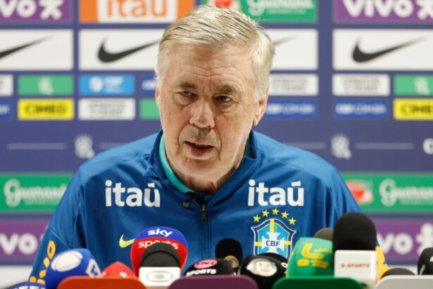 Carlo Ancelotti, técnico da Seleção Brasileira, em trecho de entrevista coletiva