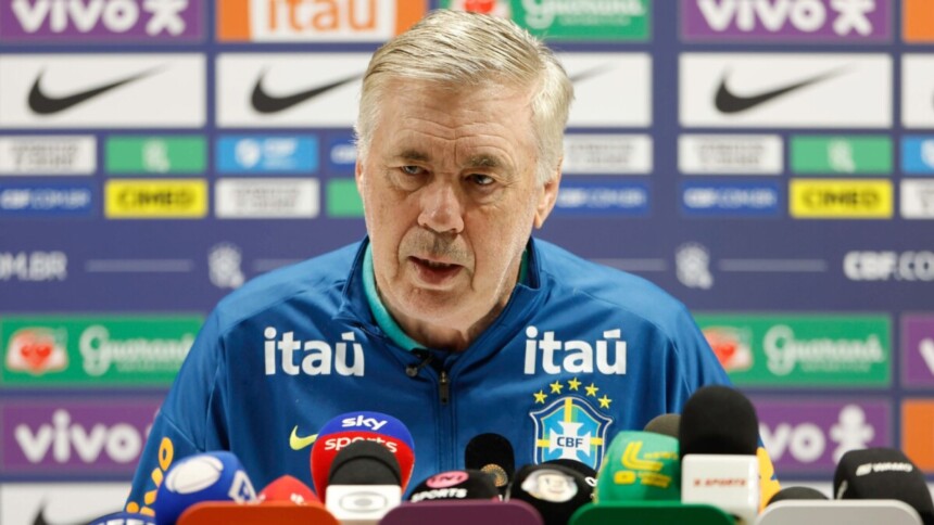 Carlo Ancelotti, técnico da Seleção Brasileira, em trecho de entrevista coletiva