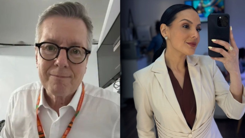 Márcio Gomes e Márcia Dantas em uma montagem