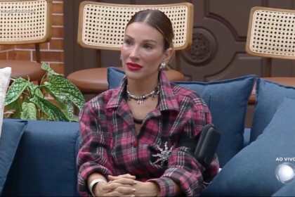 Maria em trecho da noite de eliminação em A Fazenda