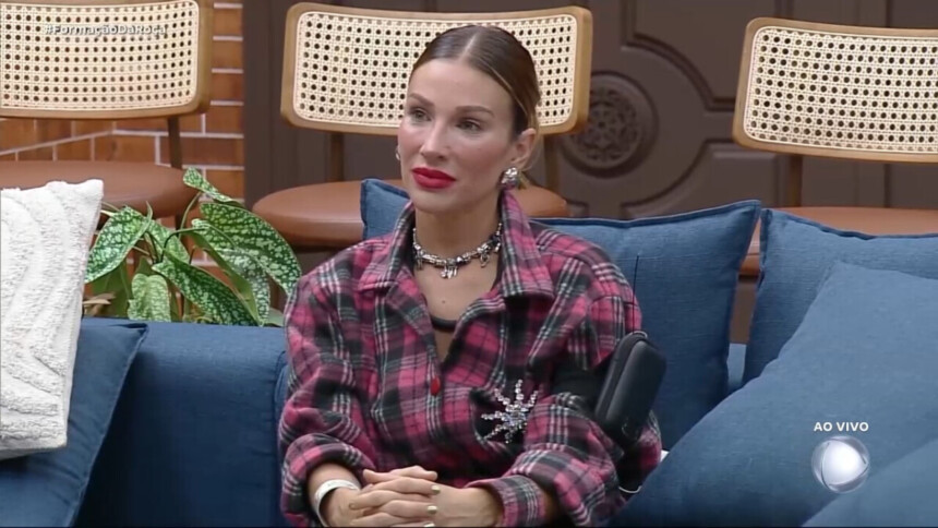 Maria em trecho da noite de eliminação em A Fazenda