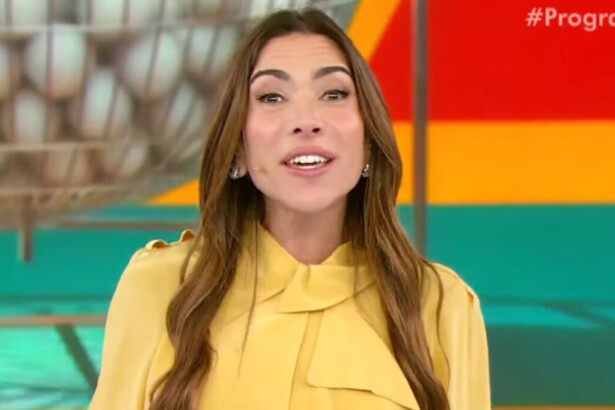 Patricia Abravanel em trecho do quinto sorteio da Tele Sena de Aniversário