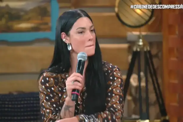 Rayane morde os lábios ao saber que Belo e Viviane Araújo vão contracenar em Três Graças