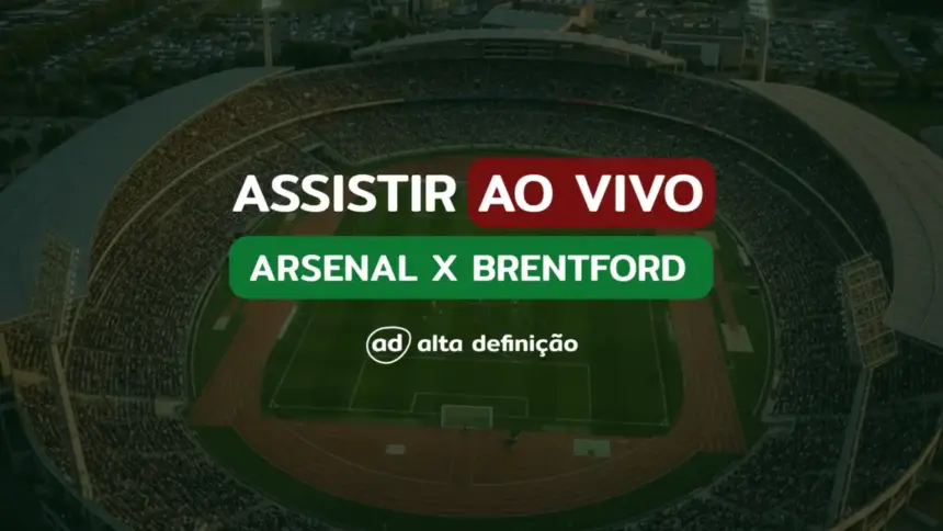 Arte de onde assistir ao jogo ao vivo com um estádio de futebol visto de cima