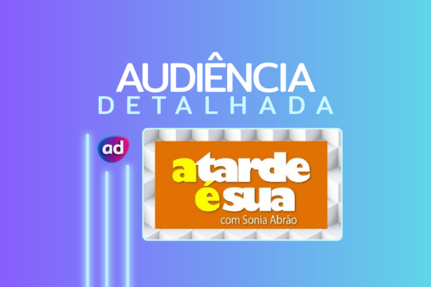 Logo do programa A Tarde é Sua na audiência detalhada