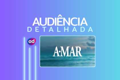 Logo de audiência detalhada da novela A Mar