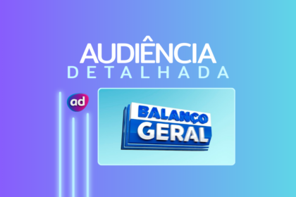 Logo do Balanço Geral SP na arte de audiência detalhada